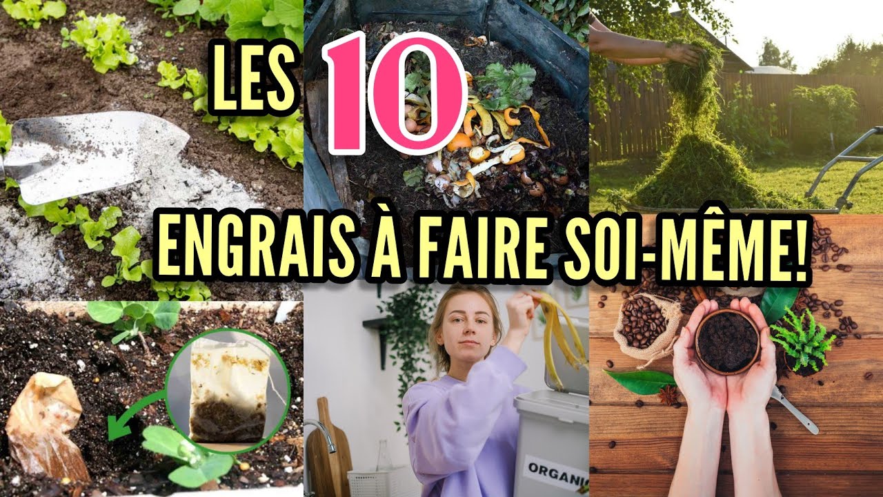 Les 10 engrais à faire soi-même!