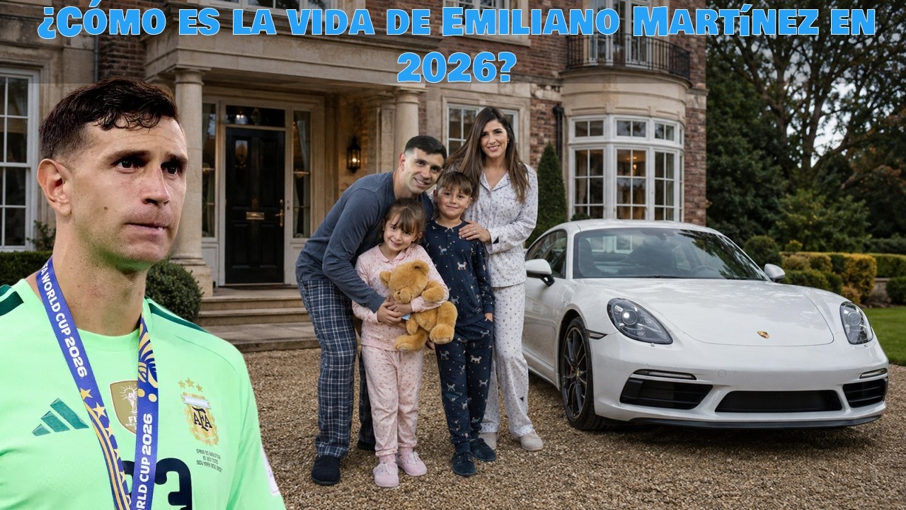 La casa de Emiliano Martínez en Inglaterra: esposa, 2 hijos, brillante carrera y gran fortuna...
